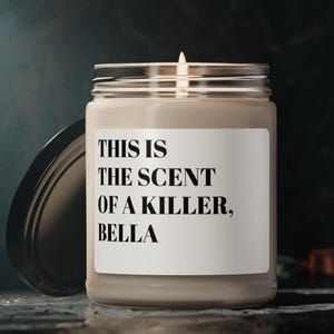 Twilight Scented Soy Candle, Cozy Home Decor, Gift for Movie Lovers, Aromatherapy Candle, Relaxation Gift