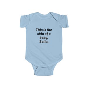 Este es el conjunto de bebé Skin of a Killer: Body de jersey fino lindo para bebé Twilight para nuevos padres, regalo de baby shower