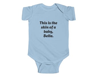 This is the Skin of a Killer baby outfit - Twilight Cute Infant Fine Jersey Bodysuit for New Parents, Baby Shower Gift