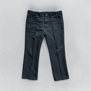 VTG Wrangler Mens Dress Pants Black 42X30 Relaxed Fit Pockets Belt Loops Western
