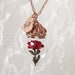 see more listings in the Glass Rose Necklaces section