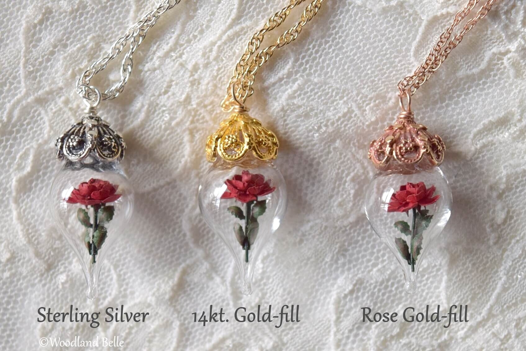 10pcs 3D Gold Color Enamel Rose Charms Oil Drop Red Rose Flower Pendants  For Wedding DIY
