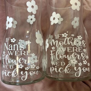 Mum or Nan vase