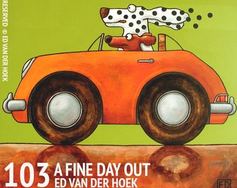 103 A fine day out – print 27x27cm/10.5x10.5”