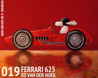 019 Ferrari 625 - print 27x27cm/10.5x10.5”