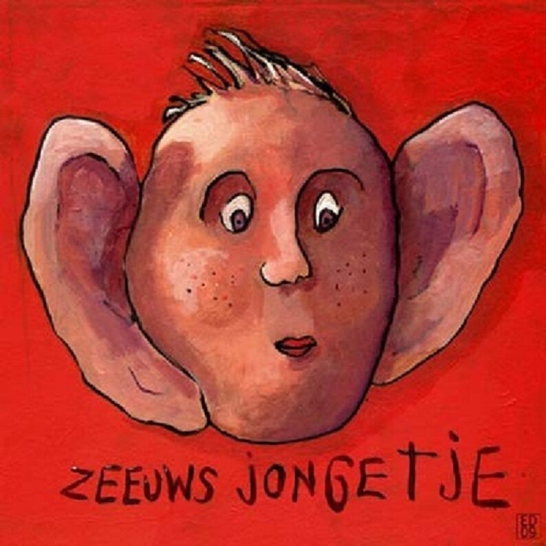 062 Zeeuw Jongetje \u2013 print 20x20cm8.5x8.5\u201d