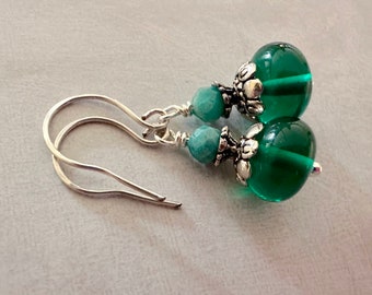 Emerald Green Empress Earrings