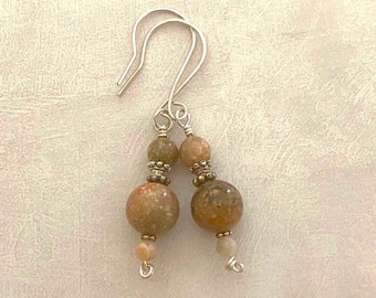 Pink Jasper Gemstone Earrings