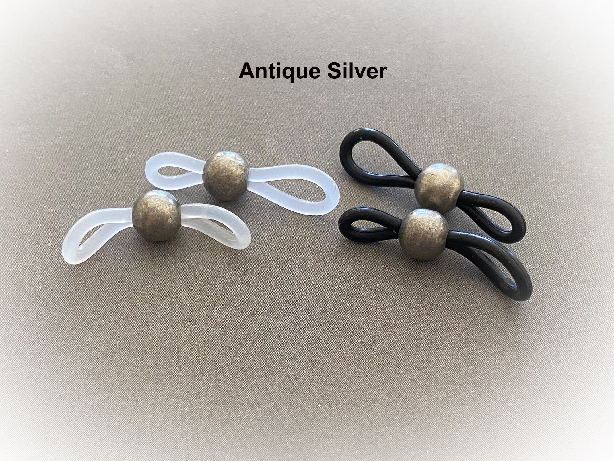 Adjustable Beaded Eyeglass Loops. 1 5 or 10 Pairs Eyeglass Etsy