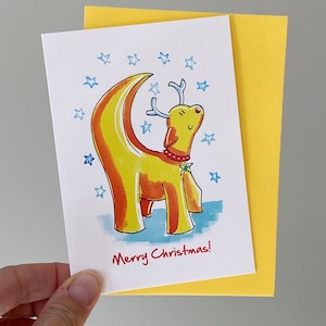 Superlambanana Renna Liverpool Biglietto di auguri natalizio