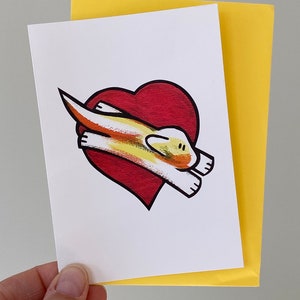 Superlambanana Heart LOVE Liverpool Carte de vœux