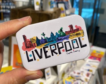 Liverpool waterfront fridge magnet