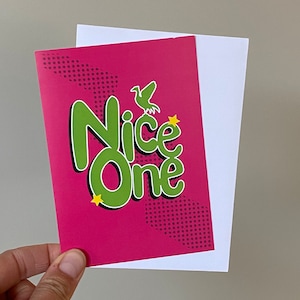 Nice One-wenskaart