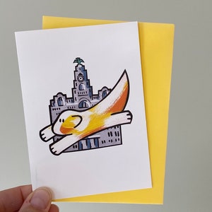 Superlambanana Liver building Liverpool Carte de vœux