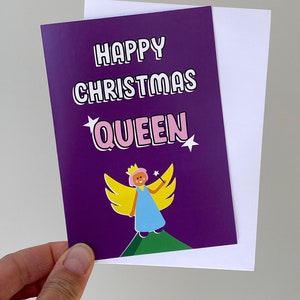 Feliz Natal Rainha Cartão de Natal mãe irmã avó irmã