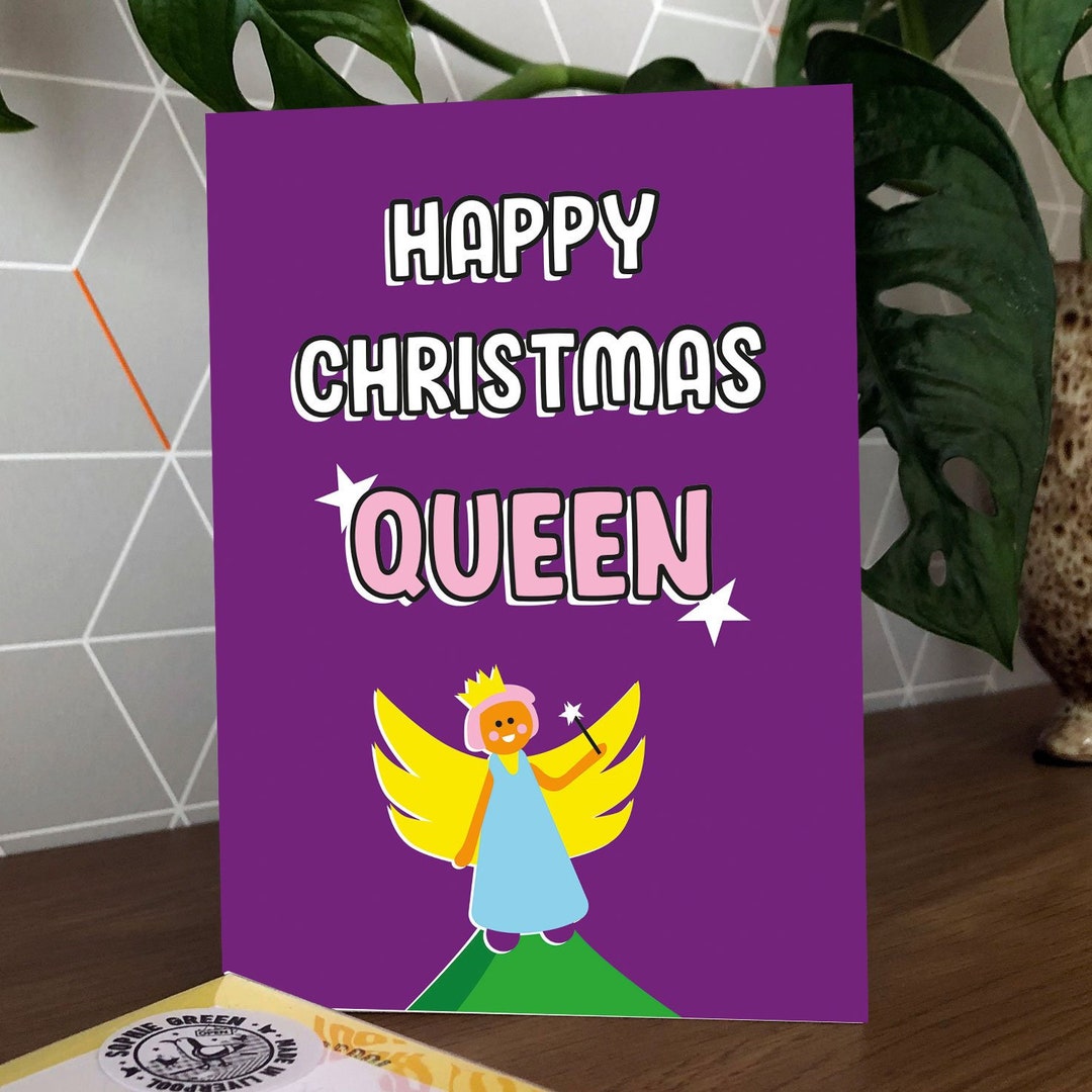 Scouse Northern 'happy Christmas Queen' Christmas Etsy