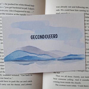 Grußkarte 'Beileid'