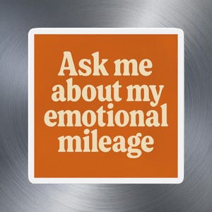 Fragen Sie mich nach meinem emotionalen Meilenstein Magneten Elon Edition Lustig Die Cut Automagnet