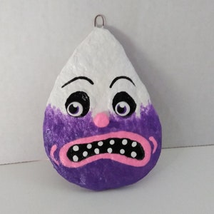 Vintage Style Grumpy Halloween Christmas Wild Turnip Folk Art Ornament Weird Unique Gifts Ooak Creepy Spooky