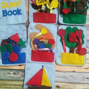 Quiet Book, Birthday Gift, Grandson Gift