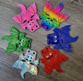 Embroidered Dragon Finger Puppet: Scale Vinyl Party Favor