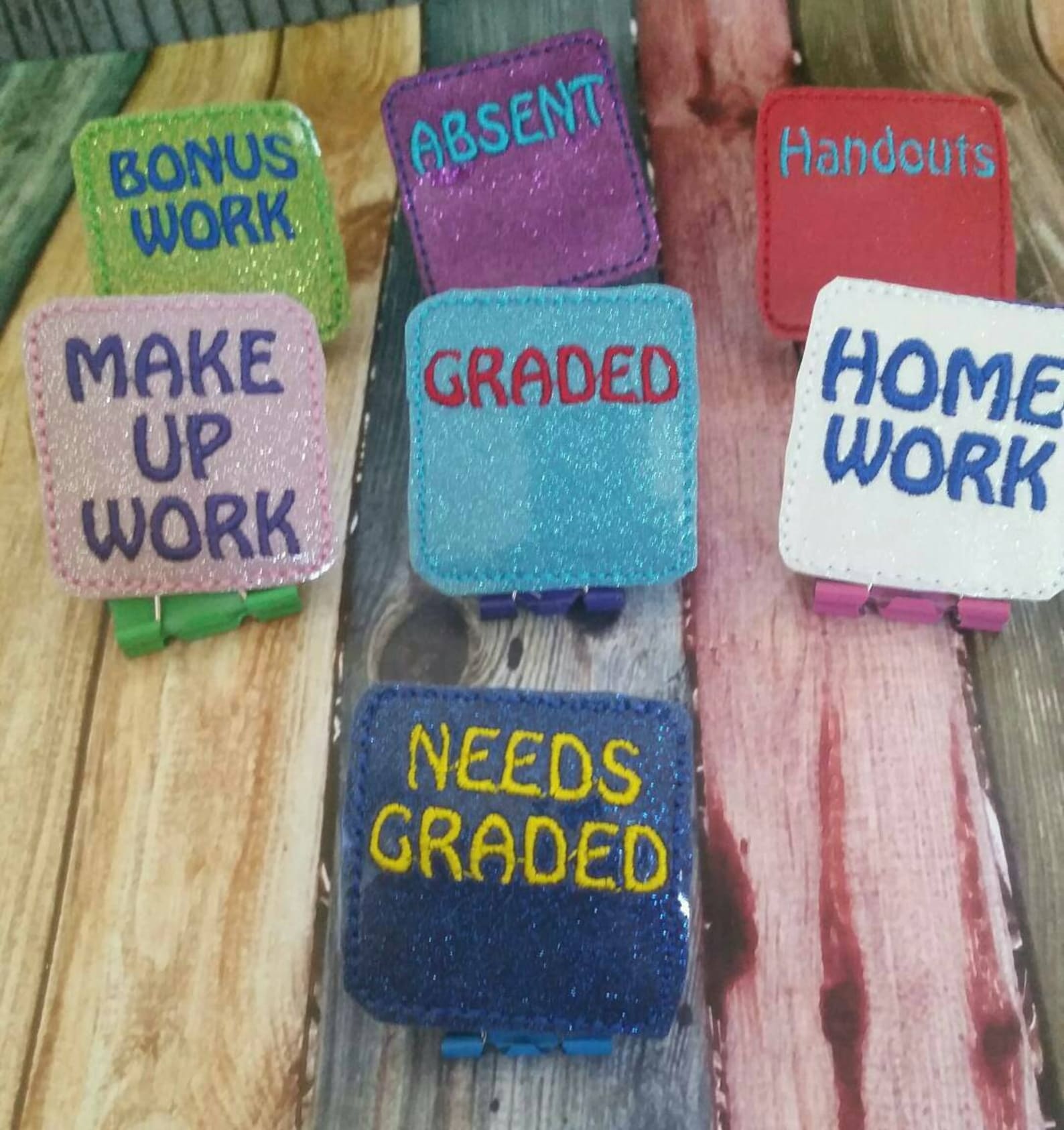 Teacher Binder Clips Organization Planner Clip Gift for Teacher Teacher