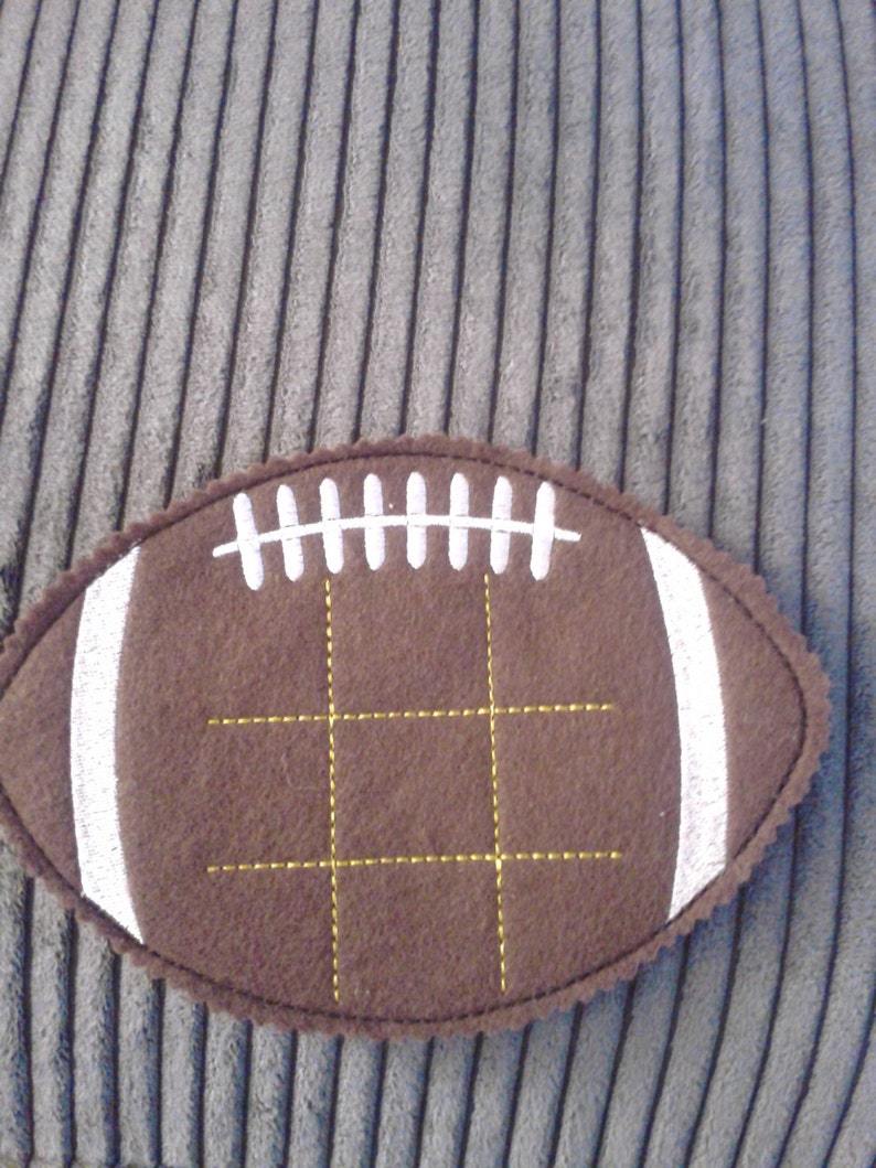 Football tic tac toe pick your team colors strategy etsy