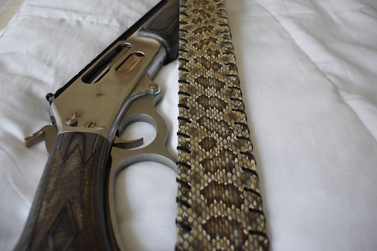 Diamond Back Rattlesnake Rifle Sling Etsy