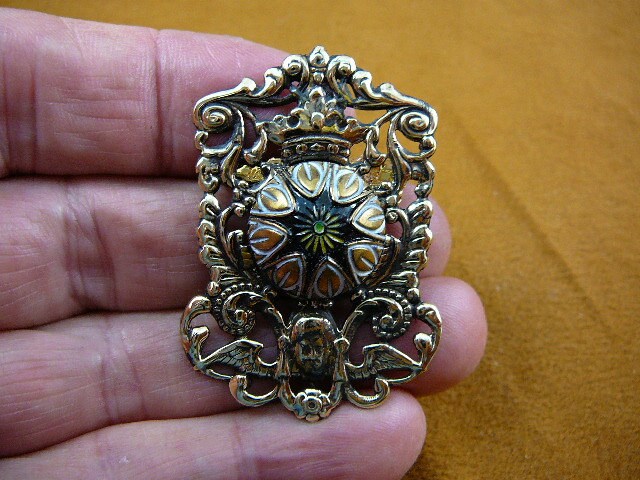 Black White Gold Flower Design Flowers Czech 1940's Glass