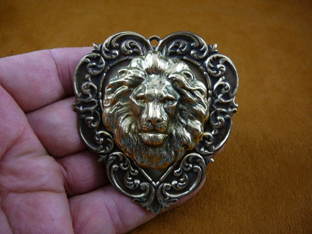 Lion head King pride leader love lions HEART shaped Victorian Etsy 日本 PRIDE OF LIONS LION HEART