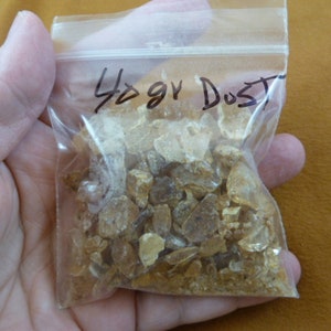 40 g Kauri tree Gum Metaphysical Dust chips copal Amber NZ Tane Mahuta incense New Zealand K-5652