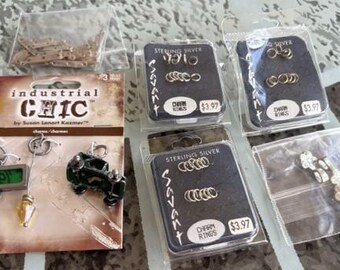Lot 6 Jewelry Making Items IOP Most Sterling
