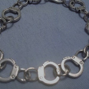 Bracelet Handcuffs Silver Guys or Gals Stainless