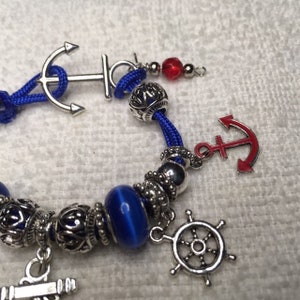 Navy Charm Cord Set 2pcs main image 1