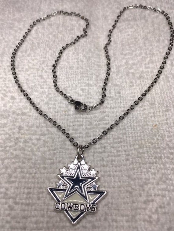 Dallas Cowboys Pendant on Stainless 