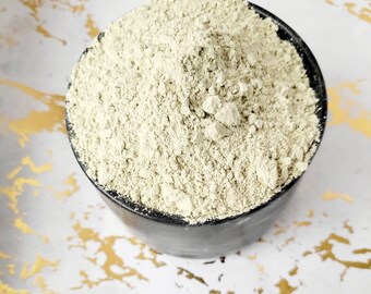 8oz Bentonite French Green Clay Detox Digestion Face Mask Cleanser Exfoliation Dark Spots Oily Skin Hair Powder Body Clay Edible Clay Acne