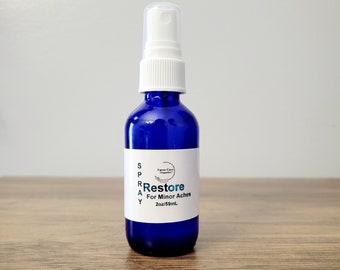 Restore Alkaline Spray Magnesium Pain Relief Essential Oils Muscle Pain Joint Pain Minor Aches Migranes Stress