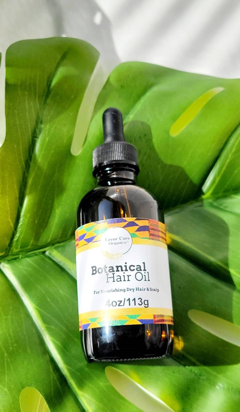 Hair Oil With Rosemary Castor Fenugreek Organic Oils for Dry Scalp