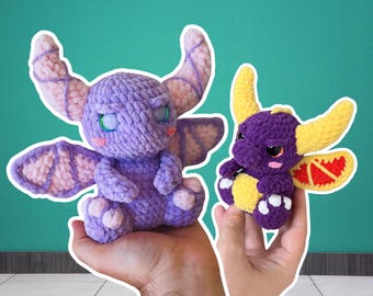 Crochet Impling & Dragonling Pattern: Amigurumi PDF (US Terms) by FibreFables