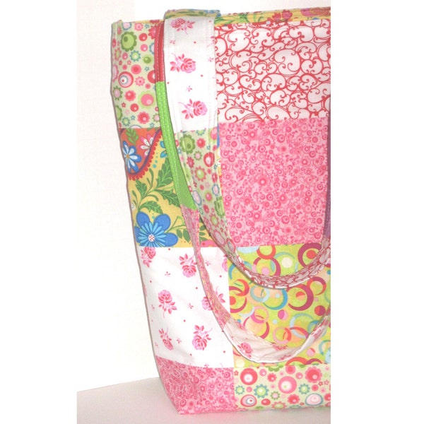 Serendipity Patchwork Knitter's Tote