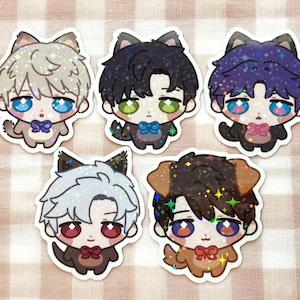 Love and Deepspace Kitty Stickers