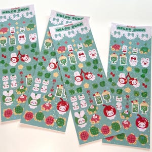 Melon Soda Sticker Sheet Deco