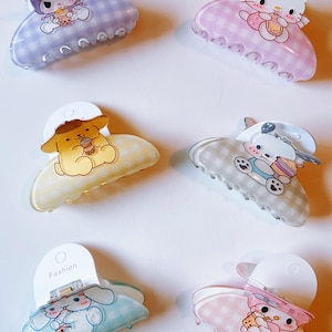 Kawaii Claw Clip/Cute Claw Clip/Handmade Aesthetic Cute Hair Clips/Acrylic Cute Hair Accessories/Claw Clips/Birthday Gifts/Good Gifts