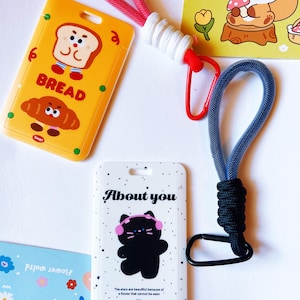 ID Card Holder/Card Hold Keychain/Badge Holder/Cute ID Card Holder/Student ID Card Holder/Card Holder With Chain/Back To School Supply
