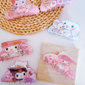 Kawaii Claw Clip/Cute Claw Clip/Aesthetic Cute Hair Clips/Acrylic Cute Hair Accessories/Claw Clips/Birthday Gift/Good Gift/Gift For Her