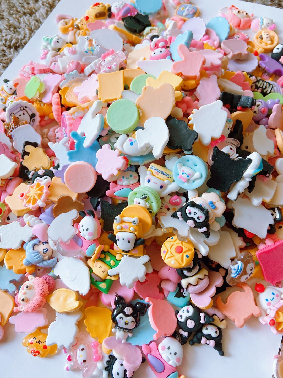 Random Mixed Charms/colorful Resin Charms/cute Mixed Cartoon Charms ...
