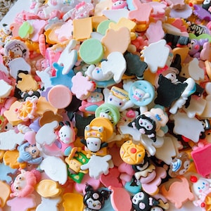 Random Mixed Charms/Colorful Resin Charms/Cute Mixed Cartoon Charms/Cute Resin Charms Supplies/ Flatback Charms/Cabochon Charms