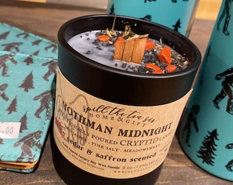 Mothman Midnight Cryptid Jar Candle