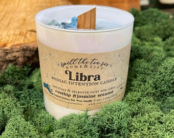 Libra Zodiac Jar Candle