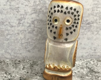 Vintage Howard Lesarlley Carved Owl Fetish